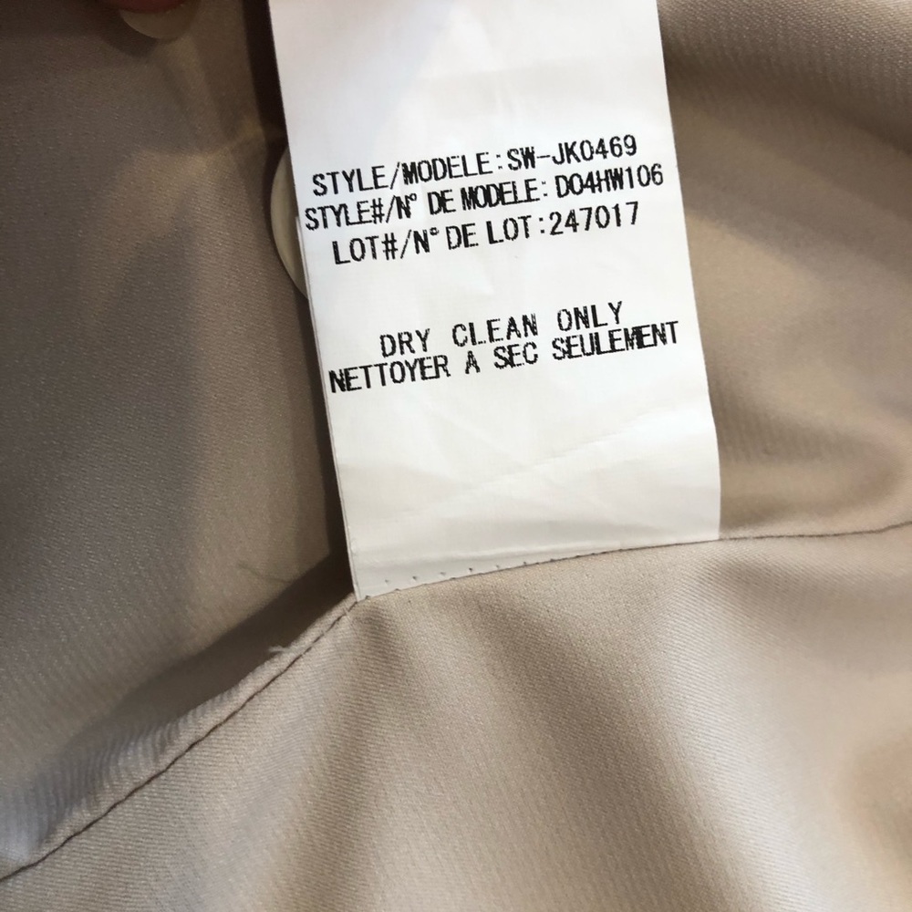 Helmut Lang Linen Blend Beige Women's Blazer - Picture 7 of 8